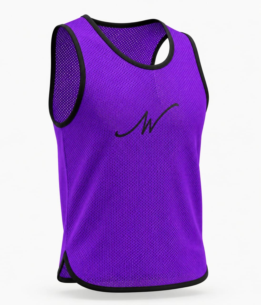 Purple training bib